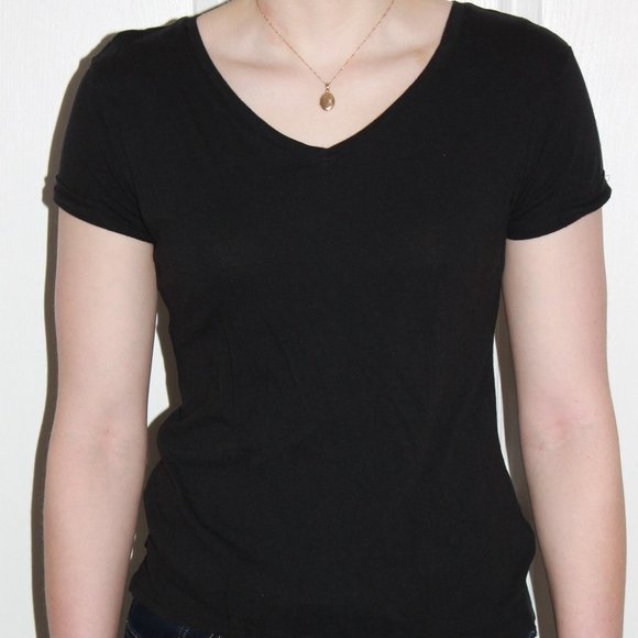 Classic Back V Neck Tee - Picture 1 of 2